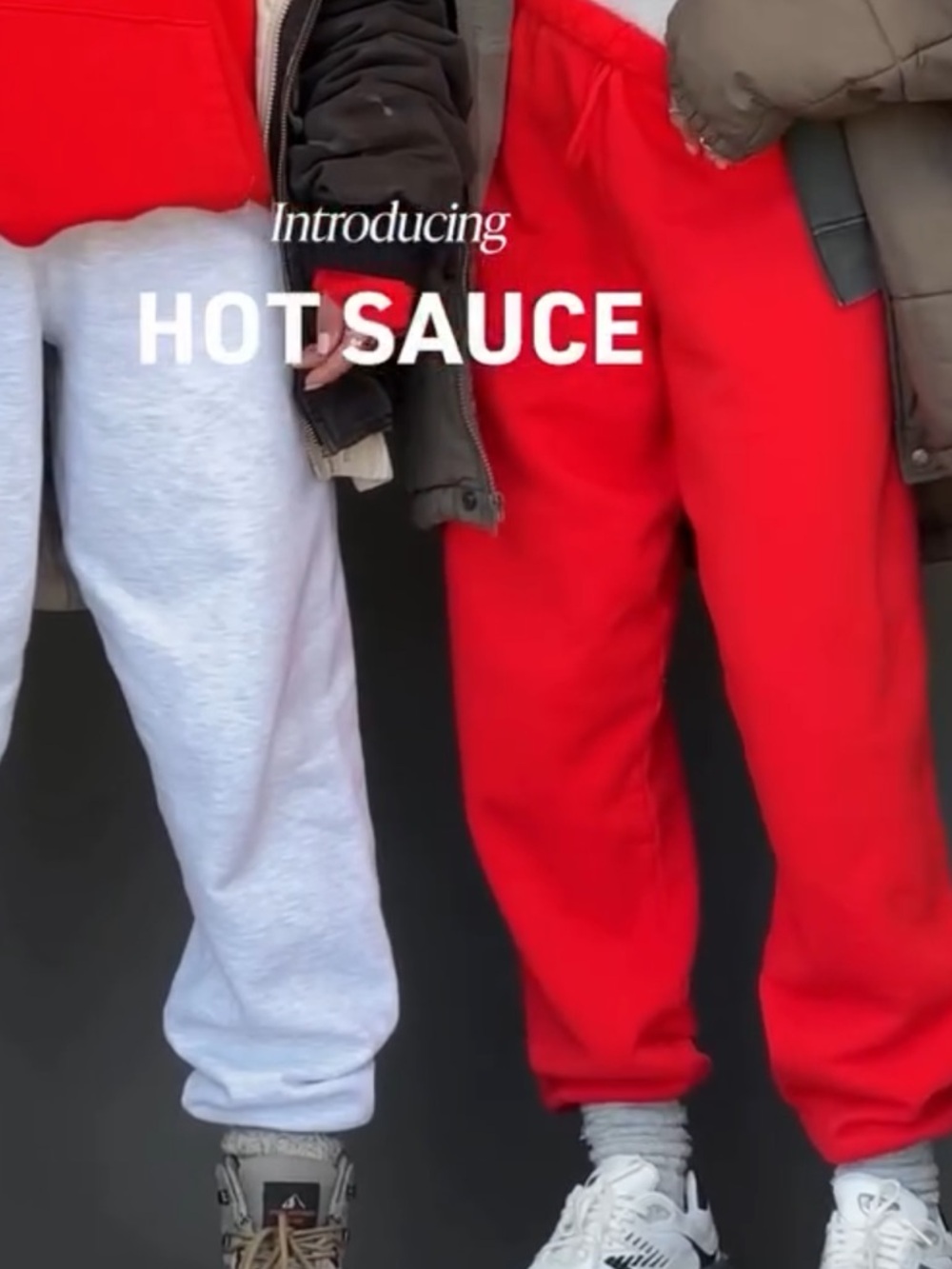 Brand new with tags Josh Brown sweat pants in limited edition color Hot Sauce